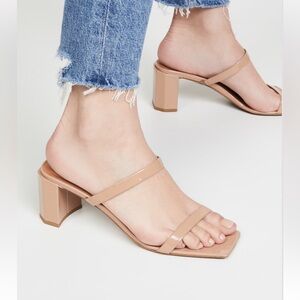 SOLD BY FAR Tanya Sandals in Honey
